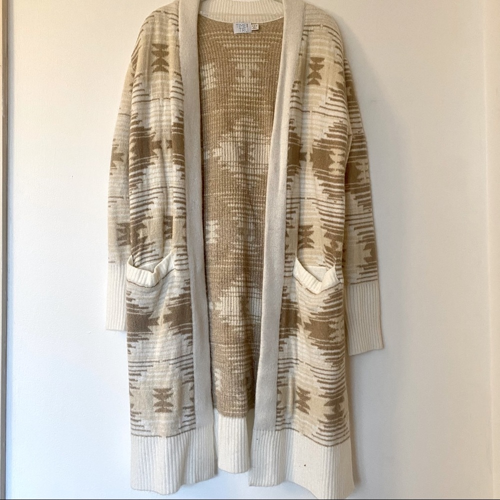 Aztec Print Cardigan